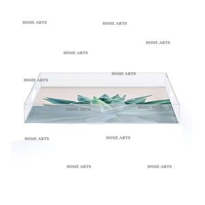 Bandeja de Acrílico para Chocolates de la Más Alta Calidad, Diseño Clásico, Forma Rectangular, Bandeja para Servir Comida Rápida de Home Arts - Product Image 3