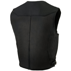 Chaleco de cuero ligero hecho en Pakistán para hombre 100%, logotipo personalizable de alta calidad, estilo informal Reversible para invierno, precio barato - Product Image 4