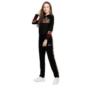 ชุดวอร์มผ้าฝ้ายบริสุทธิ์สำหรับผู้หญิง,ชุดวอร์มผ้าฝ้ายแท้พร้อมโลโก้แบบกำหนดเองสำหรับขาย - Product Image 1