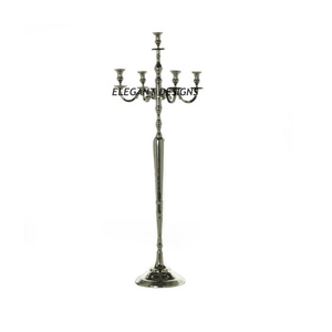 Gold Plated Metal <b>Candelabra</b> Classic Stylish Handmade Crystal Hanging Candle Holder High Quality Heavy Duty Fancy <b>Candelabra</b> - Product Image 1