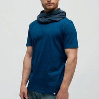 Özel yapılmış kişiselleştirilmiş en kaliteli damla omuz nefes organik pamuk T shirt artı boyutu gündelik giyim t-shirt