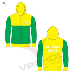 Sudadera personalizada de poliéster sostenible, anticontracción y antiarrugas con capucha bordada, suministro OEM, estampado liso de talla grande - Product Image 5