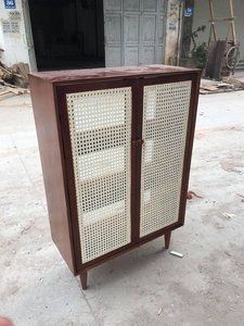 Meubles décoratifs pour la maison Application d'appartement en gros de haute qualité Armoire en rotin en bois Exportation du Vietnam - Product Image 5