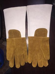 ที่กำหนดเองทำ TIG ถุงมือเชื่อมวัวแยกหนังฤดูหนาวถุงมือทำงาน - Product Image 2