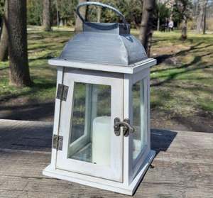 Farol de Madera de Diseño Marroquí, Portavelas de Concreto de Lujo, Recipiente Redondo Único para Velas, Frasco de Vidrio para Velas, Mármol de Alta Calidad Disponible - Product Image 6