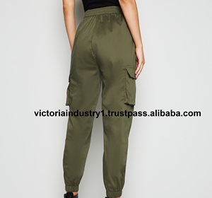 Pantalon cargo personnalisé pour femme, coupe ample, style streetwear, pantalon utilitaire décontracté, pantalon de jogging tendance - Product Image 5