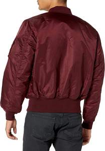 Chaqueta Bomber de Lona Delgada Personalizada para Hombre, al por Mayor, de Alta Calidad, Resistente al Viento, Impermeable, Reversible, Ecológica y Sostenible para Invierno - Product Image 2