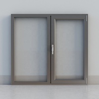 Ventana de aluminio para colgar, ventanas correderas de vidrio y aluminio