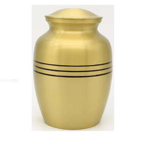 Brass Material <b>Large</b> Cremation <b>Urns</b> Funeral Wholesale Brass Metal Funeral <b>Urns</b> Made in India - Product Image 3