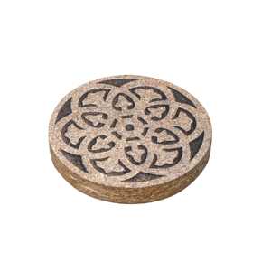 Sous-verres en bois de style classique personnalisables Plateau de service Tapis et tampons en gros pour thé café Toutes les boissons conviennent à toutes les tailles de table - Product Image 3