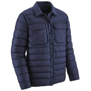 Chaqueta de burbujas con doble botonadura y cuello en V para hombre, 100% poliéster, impermeable, cortavientos, para invierno, trabajo y actividades al aire libre - Product Image 2