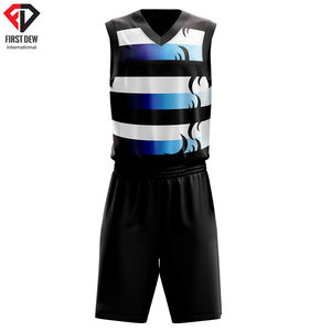 <b>Black</b> Green <b>And</b> <b>White</b> <b>Striped</b> Sublimation Printed Stylish Custom Team Sportswear Clothing New Design Basketball Uniforms Set Men - Product Image 3