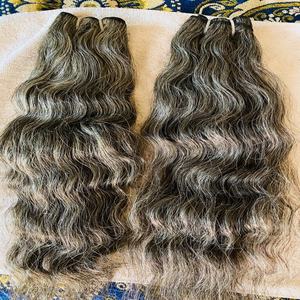 ผมต่อแบบ Remy หยักศกธรรมชาติของชาวอินเดียช่อผมมนุษย์แท้ติดหนังกำพร้า - Product Image 1