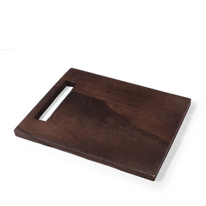 เขียงไม้อะคาเซียทรงสี่เหลี่ยมสำหรับเขียงหั่นเป็นแผ่นกลมสำหรับหั่นขนมปังเนื้อผัก - Product Image 2