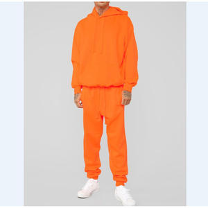 Blank Clothing Plus Size Men Tracksuit Set Custom Gym Training Wear <b>Hoodie</b> and Jogger Tracksuit for Men Training Jogging Wear - Product Image 5