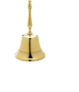 Campanas colgantes de pared de latón antiguo, la mejor calidad, Metal sólido personalizado, decoración para sala de estar, artículos decorativos impresos Pooja - Product Image 1