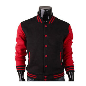 Chaqueta universitaria con parches de chenilla de alta calidad, chaquetas universitarias para hombre, chaquetas con letras de rayas laterales, bordado OEM personalizado - Product Image 3