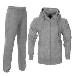 Custom Logo Blank Pullover Mens Sweat suit with <b>Hoodie</b> Cotton <b>Plain</b> Slim Fit Jogging Track Suits Men Sports ActiveWear Wholesale - Product Image 2