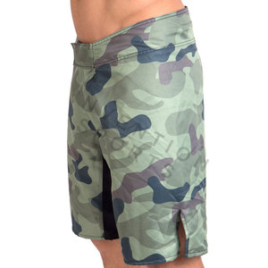 Best Selling Custom <b>Camouflage</b> Printed MMA Fight <b>Shorts</b> for <b>Men</b> Quick-Dry Polyester Long Cut Training Sparring <b>Shorts</b> - Product Image 1