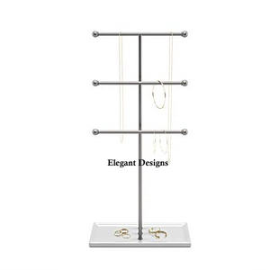 Unique Metal Jewelry <b>Stand</b> Silver Color Handmade Elegant Designer <b>Stand</b> <b>Table</b> <b>Top</b> Decorative Wholesale Stylish Jewelry <b>Stand</b> - Product Image 1