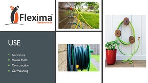 Manguera de Jardín Flexible Transparente de PVC de 1/4 y 2 Pulgadas, para Montaje en Pared, para Suministro de Agua, Lavado de Autos, Riego, Color Azul - Product Image 4