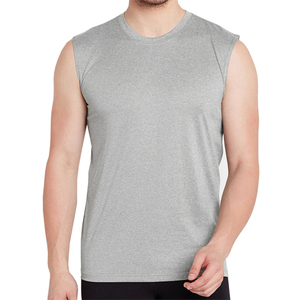 Débardeur sans manches pour homme, 100% coton, personnalisable avec logo, pour le sport et le fitness, vente en gros OEM/ODM, prix abordable 2026 - Product Image 1