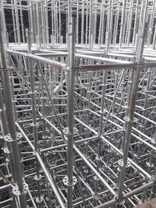 Construction en acier ringlock système d'échafaudage accessoires verticales poteaux d'échafaudage meilleur vendeur Offres Spéciales d'échafaudage - Product Image 4