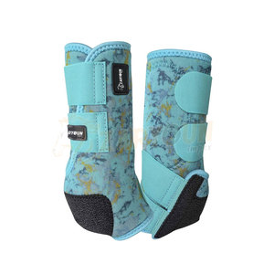 OEM Sports équestres coton cuir néoprène bottes de cheval de protection médecine jambe manches 20 paires - Product Image 2