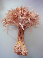 15-20cm blanchi et teint violet dépouillé Coque plume poulet coq queue plumes pour fête artisanat Costume faisant des vêtements