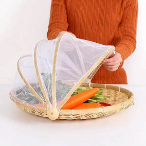 Eco-friendly Vietnam manufacture bamboo <b>food</b> <b>cover</b>/ <b>food</b> <b>cover</b> made of natural bamboo dish <b>cover</b> - Product Image 2