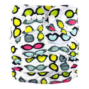 Couche en tissu pour bébés 100% coton biologique, couche-culotte de haute qualité - Product Image 1