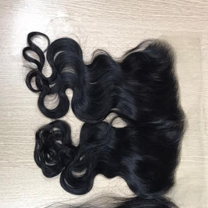 หน้าผากน้ำหยักมือผูกโปร่งใส VIRGIN Remy ผมเวียดนามมนุษย์ต่อผมในราคาขายส่ง - Product Image 2