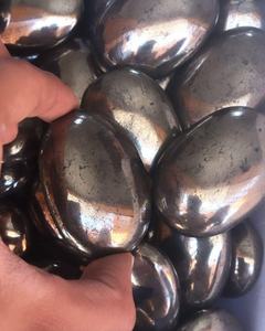 Pierre de paume en pyrite naturelle sculptée en gros, Feng Shui, amour, pierre précieuse métaphysique, décoration de la maison, méditation, souvenir direct - Product Image 6