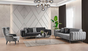 Juego de Muebles de Sala de Estar de Diseño Moderno Hechos a Medida, Sofá de Tela de Lujo, Juego de Sofás de Sala de Estar, Estilo Europeo, EE. UU., Árabe - Product Image 2