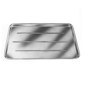 Bandeja Rectangular de acero inoxidable para servir, bandeja para hornear, novedad, precio al por mayor - Product Image 1