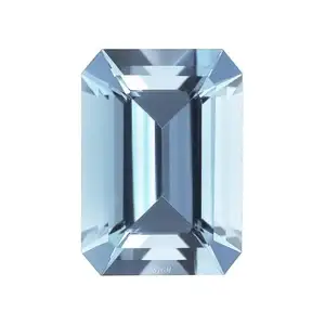 "8 X10mm Octagon Cut Natural AQUAMARINE" Großhandel Fabrik preis Hochwertiger facettierter loser Edelstein | NATÜRLICHES AQUAMARIN |