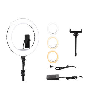 Tik Tok 18 pouces LED Selfie anneau de remplissage lumière de maquillage équipement de Studio de <span class=keywords><strong>photographie</strong></span> pour le streaming pour le maquillage et l'éclairage - Product Image 6