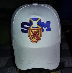 Casquettes de baseball en polyester avec logos brodés personnalisés, design 6 panneaux en peluche, unisexe, toutes saisons - Product Image 1