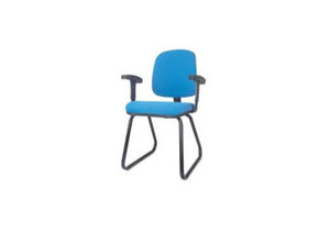 Silla de oficina de tela con respaldo medio - Product Image 3