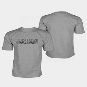 T-shirt personnalisé pour homme, en tricot, écologique, respirant, vêtements promotionnels, publicité, marque privée, vêtements en gros - Product Image 1