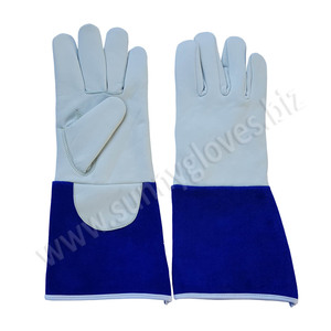 ราคาถูกอัตราวัวหนังเชื่อมอาร์กอนถุงมือสำหรับขาย - Product Image 5