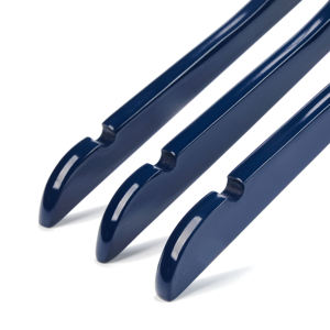 <span class=keywords><strong>Germant</strong></span> personalizado logotipo de la marca ropa brillante brillo azul percha de madera con nupcial - Product Image 3