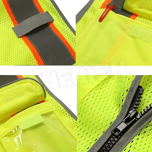 De trabajo barato reflectante de alta visibilidad chaleco - Product Image 6