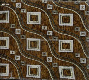 Telas de tapicería personalizadas de tejido Jacquard de poliéster para cojín de cortina de sofá con motivos para exportación - Product Image 3