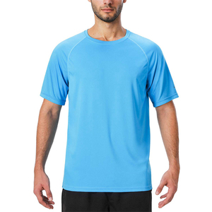 Venta al por mayor ropa de hombre Camisetas de alta calidad 180g algodón logotipo personalizado impresión en blanco cuello redondo verano manga corta Hombre camiseta - Product Image 1