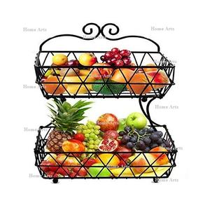 Cesta de Alambre de Hierro Forjado de Diseño Único, Calidad Premium, Tamaño y Forma Personalizados, Cesta de Almacenamiento de Frutas al por Mayor - Product Image 4