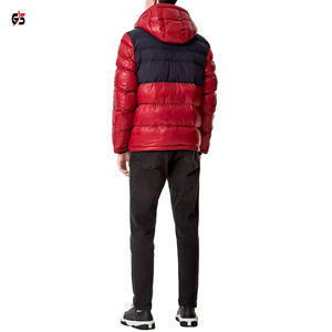 Veste matelassée pour homme, tenue chaude d'hiver à fermeture éclair, Logo personnalisé, haute qualité, OEM, vente en gros - Product Image 2