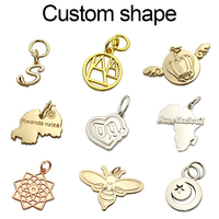 Ornamen Aloi Seng Logo Merek Cetak Timbul Kustom Perhiasan Label Gantung untuk Kalung Liontin