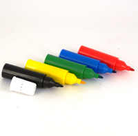 Marqueur permanent mini format Hang Kei de haute qualité, non toxique, à pointe pinceau, largeur d'écriture 4 mm, options multicolores, prix usine