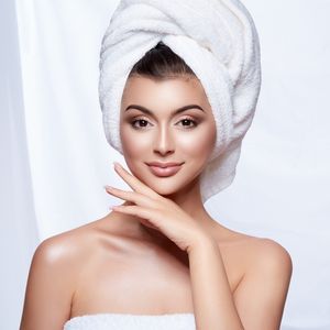 Custom Logo Quick Drying Cotton Personalized <b>Hair</b> <b>Towel</b> <b>Turban</b> <b>Towel</b> <b>Hair</b> Drying Cotton <b>Hair</b> <b>Towel</b> - Product Image 2